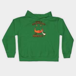 Prone to Shenanigans and Malarkey Leprechaun Design Kids Hoodie